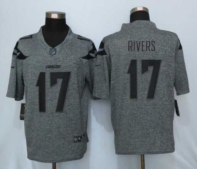 Nike Limited San Diego Chargers #17 Rivers Gray Men's Stitched Gridiron Gray Jersey,We sell and wholesale Nike Limited San Diego Chargers #17 Rivers Gray Men's Stitched Gridiron Gray Jersey on line form chian!